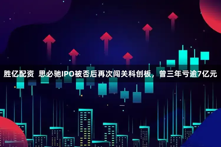 胜亿配资  思必驰IPO被否后再次闯关科创板，曾三年亏逾7亿元