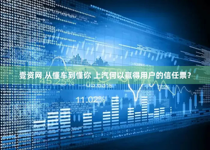 壹资网 从懂车到懂你 上汽何以赢得用户的信任票？